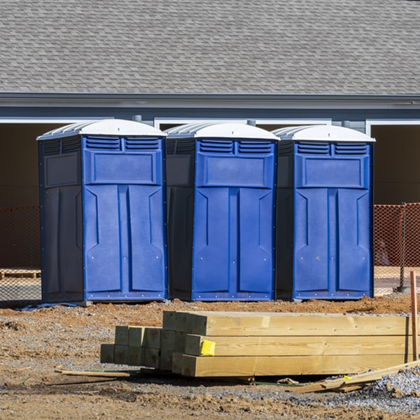 are there any additional fees associated with porta potty delivery and pickup in Brackney Pennsylvania